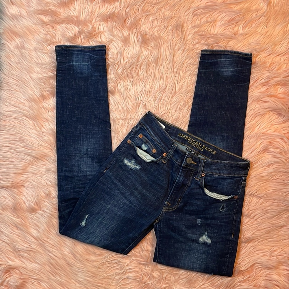 American Eagle Next Level Flex Slim Dark Wash Men‎ Jean Size 28x32